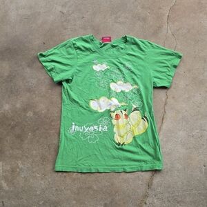 Vintage Y2k Inuyasha Women’s Top Baby Tee Anime Manga Graphic Kirara Rare